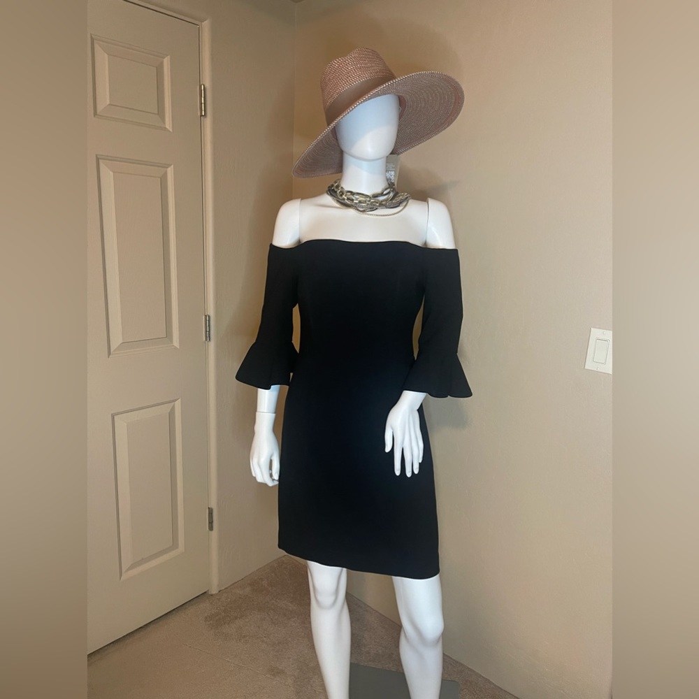 Black Halo Madigan Off the Shoulder Dress - 8